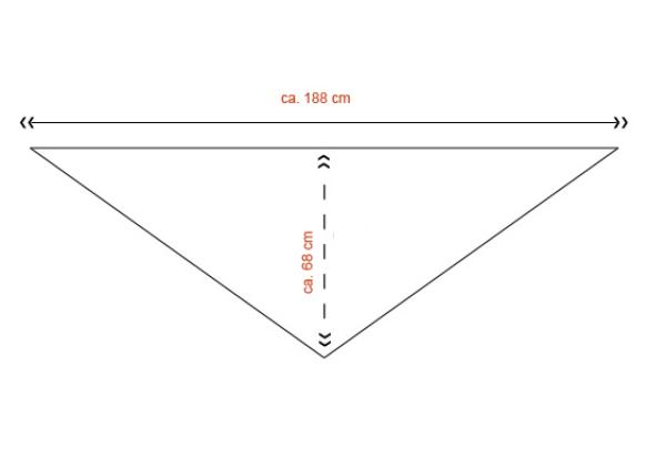 Damen Tuch aus feinem Musselin taupe weiß